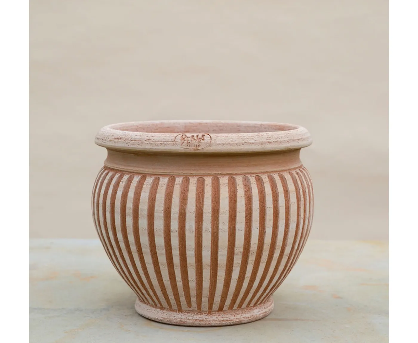 Bergs Potter Piccolina Kruka Raw Rosa Terracotta Ø40