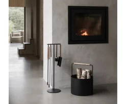 Blomus Ashi Vedkorg Brun Medium
