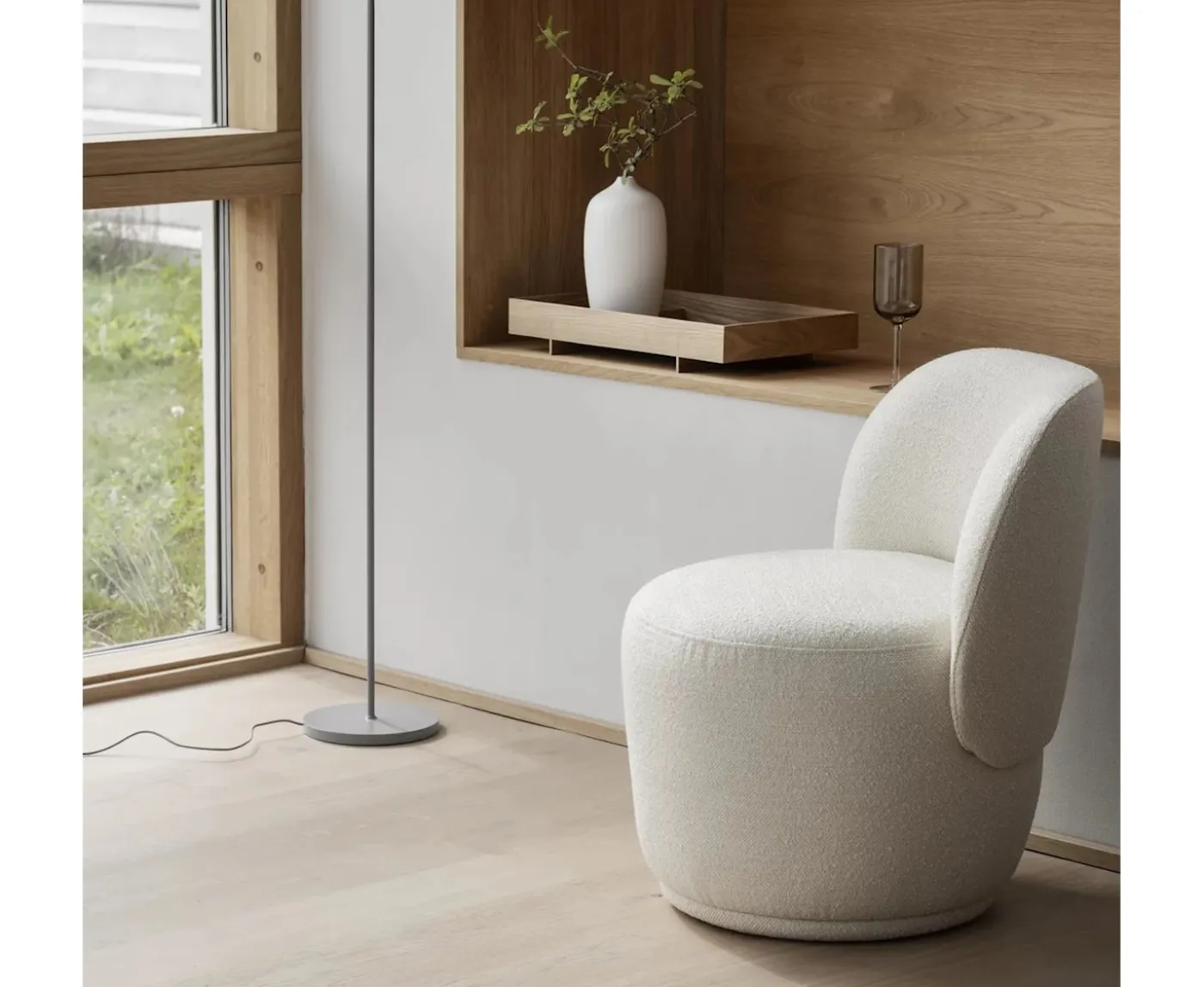 Blomus Kuon Loungestol Boucla Beige