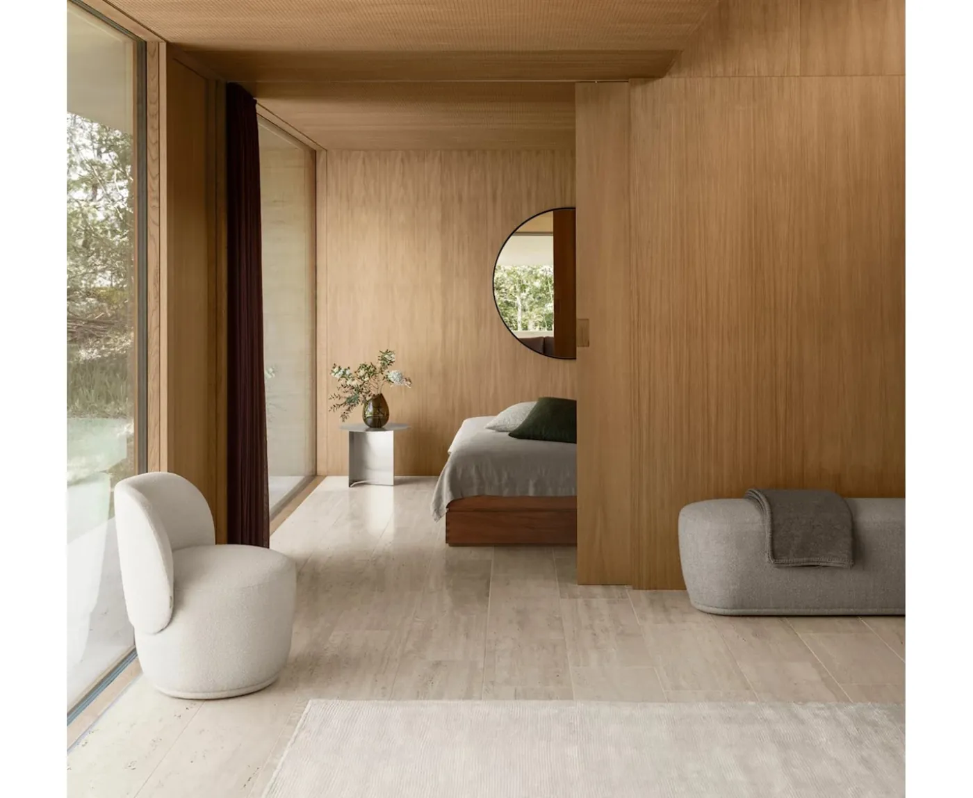 Blomus Kuon Loungestol Boucla Beige