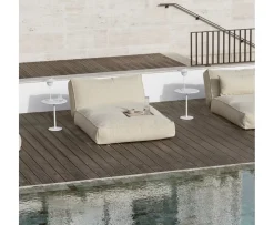 Blomus Stay Utomhus Sidobord Vit Ø40