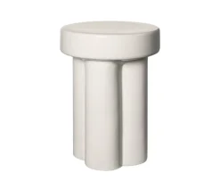 Blomus Toru Ceramic Sidobord Lily White Shape Big