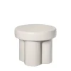 Blomus Toru Ceramic Sidobord Lily White Shape Low