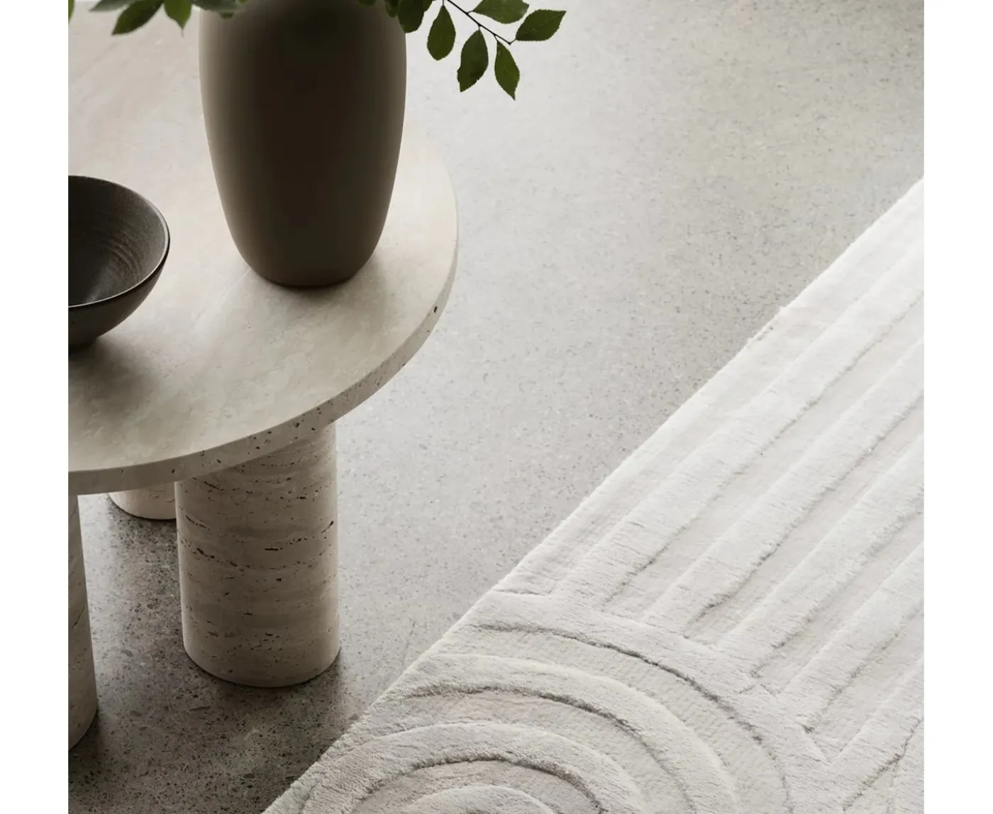 Blomus Uzu Viskosmatta Beige 140x200