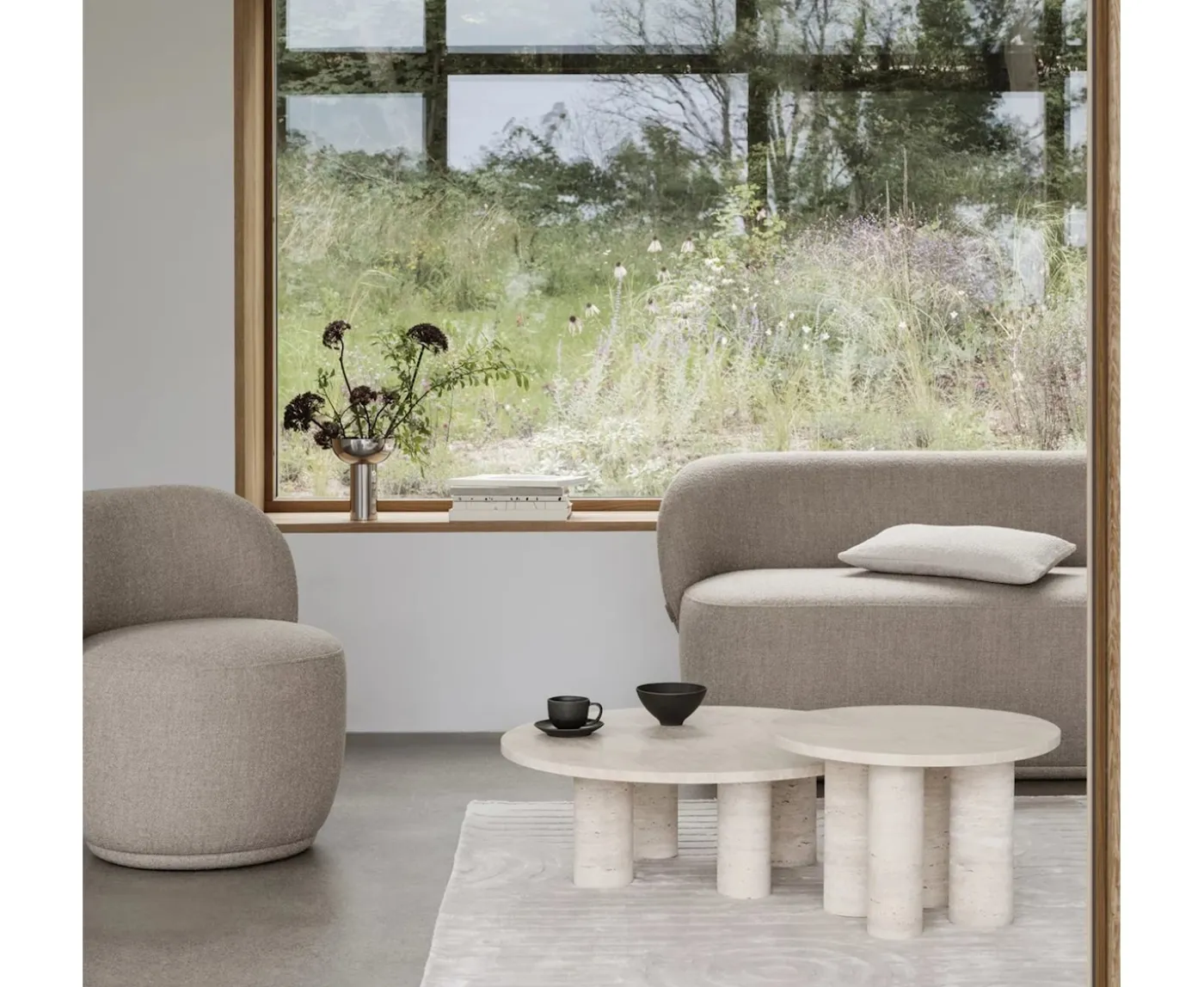 Blomus Uzu Viskosmatta Beige 140x200