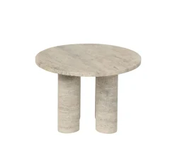 Blomus Volos Sidobord Travertine Ø52
