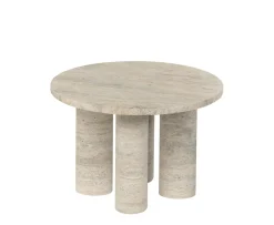 Blomus Volos Sidobord Travertine Ø52