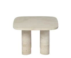 Blomus Volos Sidobord Travertine 52x52