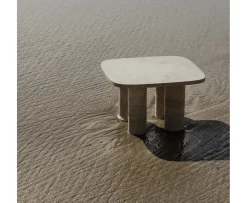 Blomus Volos Sidobord Travertine 52x52