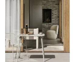 Blomus Yua Utomhus Bord Silk Gray 80x80