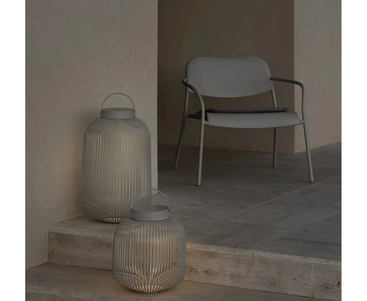 Blomus Yua Utomhus Loungestol Silk Gray