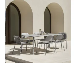 Blomus Yua Utomhus Matstol Silk Gray