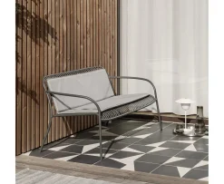 Blomus Yua Wire Utomhus Loungesoffa Granite Gray