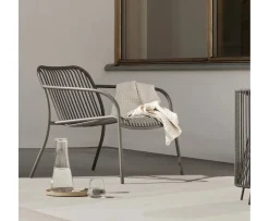 Blomus Yua Wire Utomhus Loungestol Granite Gray