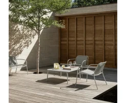 Blomus Yua Wire Utomhus Loungestol Silk Gray