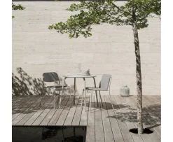 Blomus Yua Wire Utomhus Matstol Silk Gray