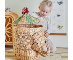 Bloomingville Bobo Korg med Lock Nature 50cm