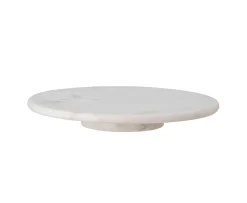 Bloomingville Ellin Roterbar Bricka White Marble Ø35