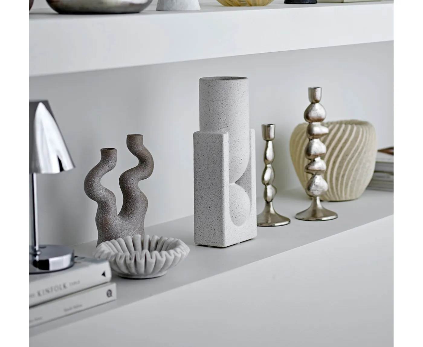 Bloomingville Harmonia Skål Marmor White Ø17