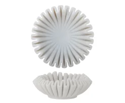 Bloomingville Harmonia Skål Marmor White Ø17