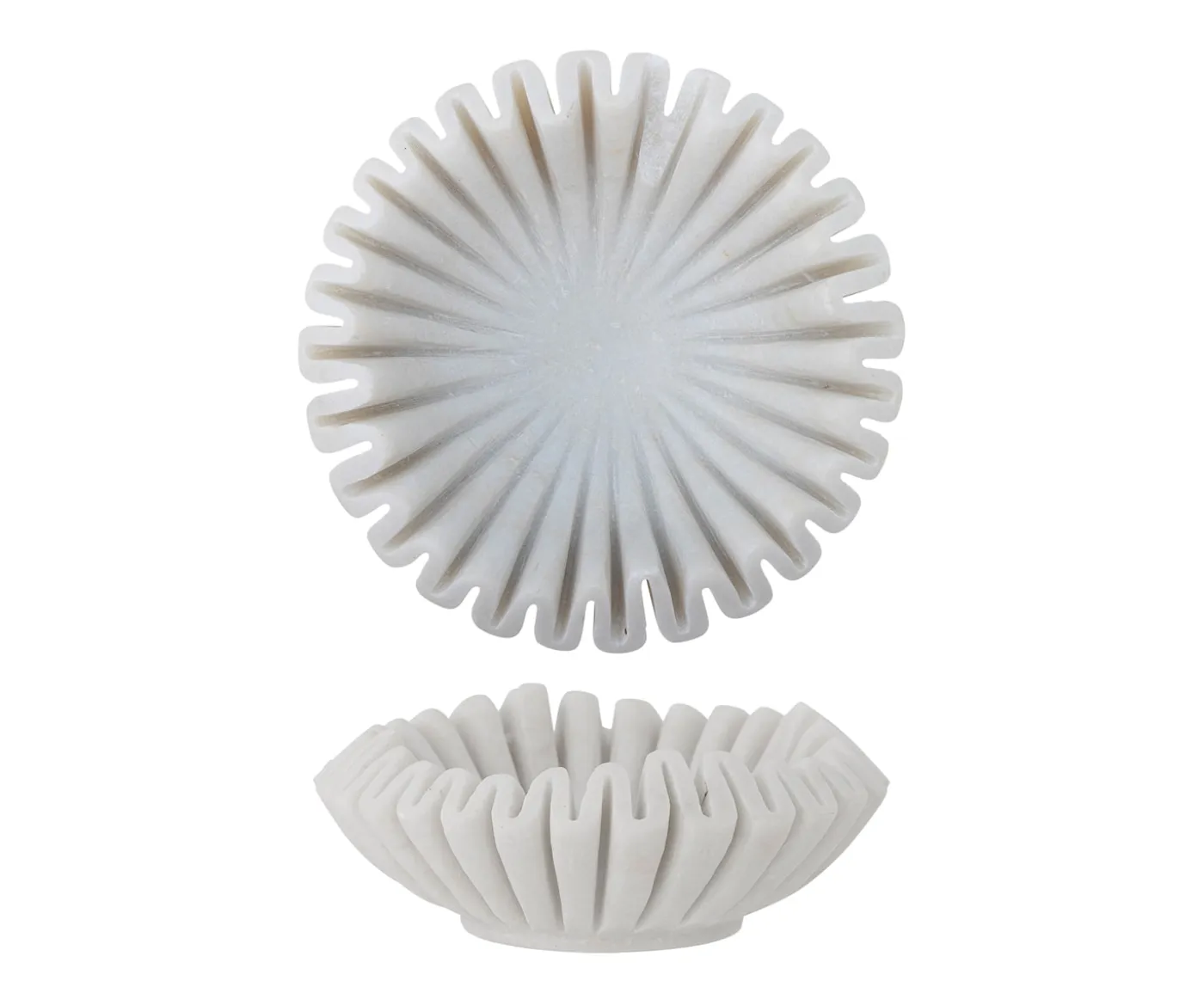 Bloomingville Harmonia Skål Marmor White Ø17