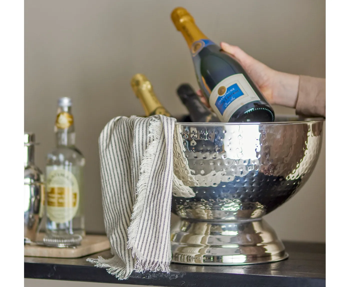 Bloomingville Kaluka Champagneskål Silver
