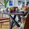 Bloomingville Nuni Roterbar Bricka Brown Marble Ø36