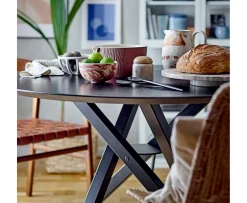 Bloomingville Nuni Roterbar Bricka Brown Marble Ø36