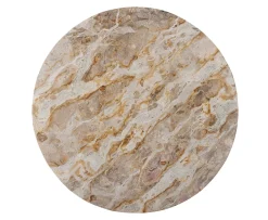 Bloomingville Nuni Roterbar Bricka Brown Marble Ø36