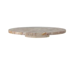 Bloomingville Nuni Roterbar Bricka Brown Marble Ø36