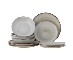 Bloomingville Sandrine 12-del Servis Set Nature