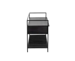 Bloomingville Abelone Bench Black 102cm
