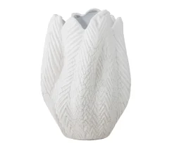 Bloomingville Besa Vas White 26cm