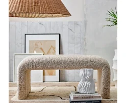 Bloomingville Bobbie Bänk Vit 100cm