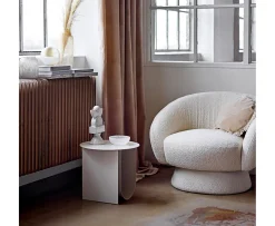Bloomingville Cher Sidobord Grey Ø43