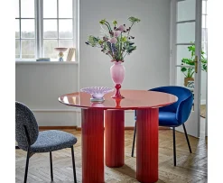 Bloomingville Della Matbord Red 110cm
