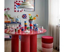 Bloomingville Della Matbord Red 110cm