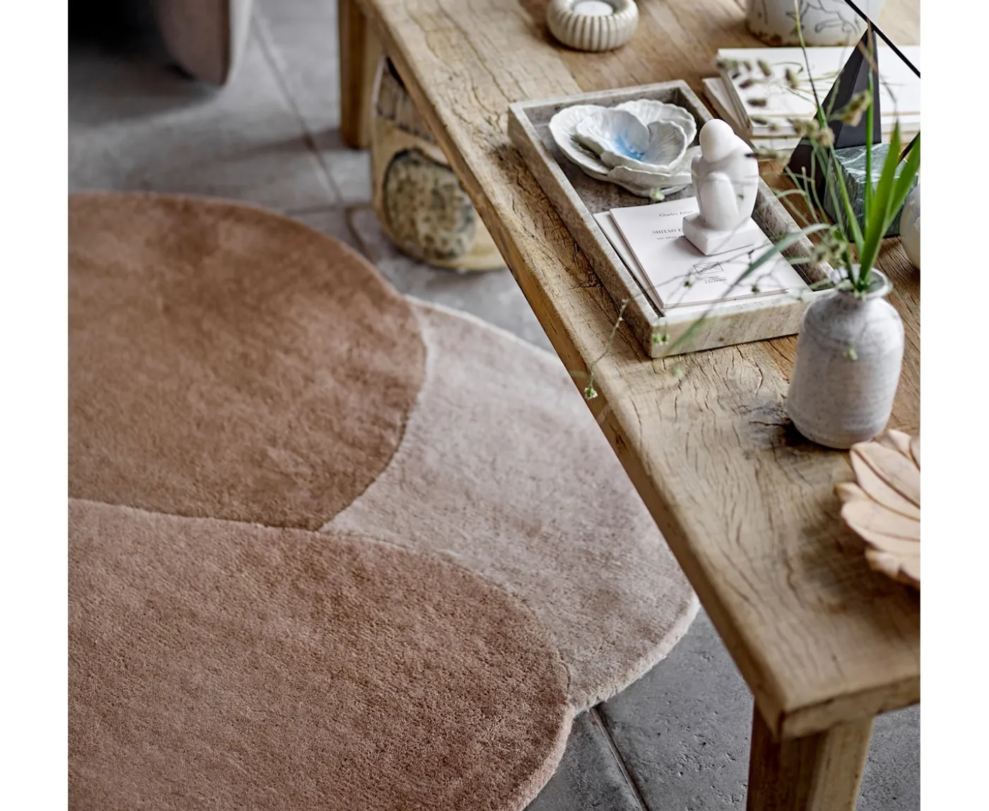 Bloomingville Denton Matta Brown 140x110