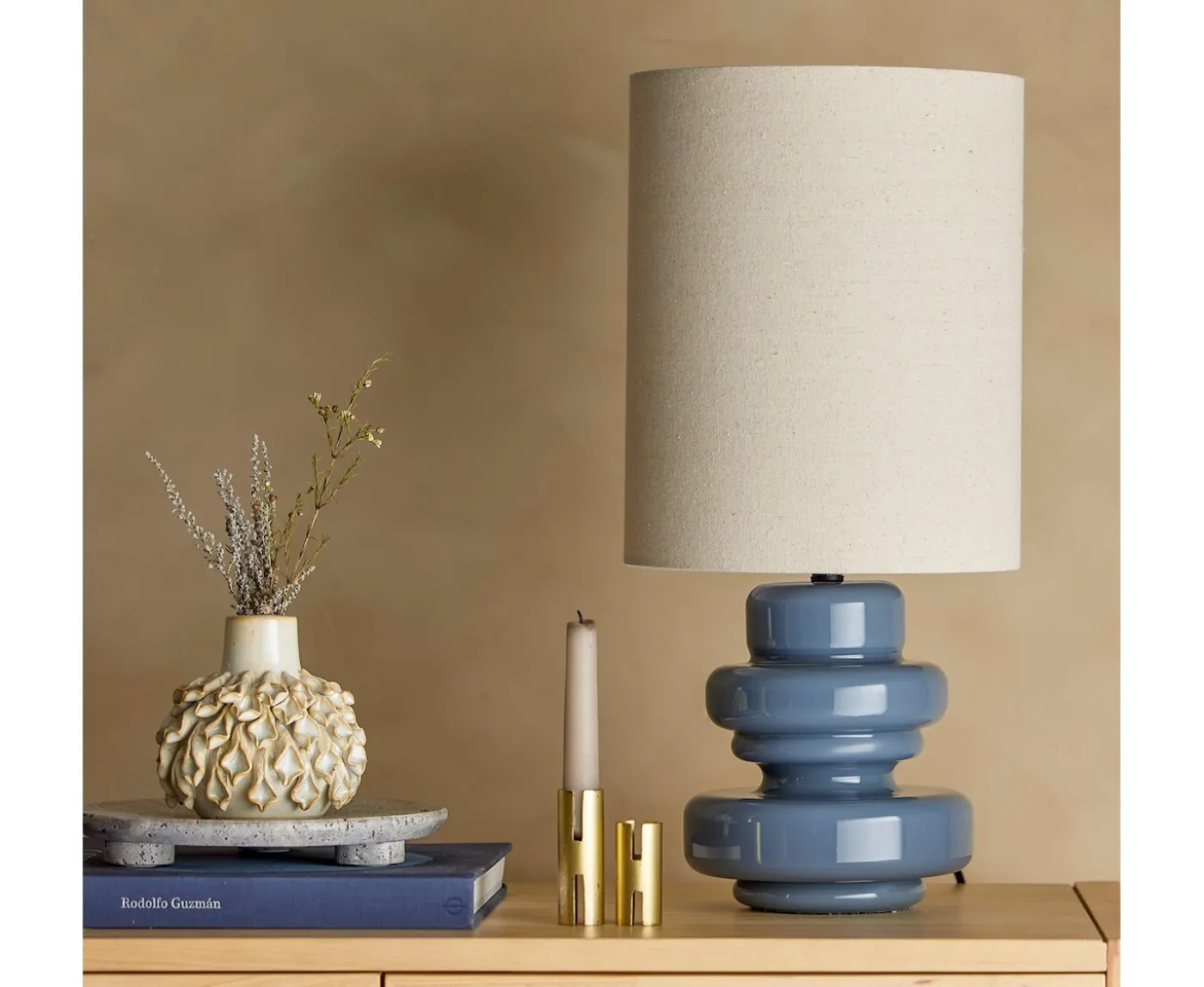 Bloomingville Fabiola Bordslampa Blue