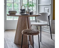 Bloomingville Marlo Matstol Bouclé Vit