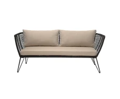 Bloomingville Mundo Loungesoffa Svart/Natur 175cm