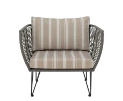 Bloomingville Mundo Loungestol Stripe Green