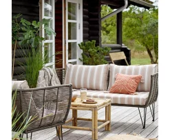 Bloomingville Mundo Loungestol Stripe Green