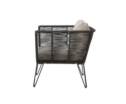 Bloomingville Mundo Loungestol Svart/Natur