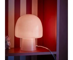Bloomingville Paddy Bordslampa Glas Rose