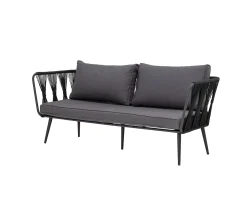 Bloomingville Pavone Loungesoffa Svart 174cm