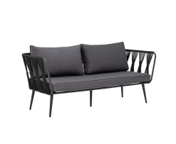 Bloomingville Pavone Loungesoffa Svart 174cm