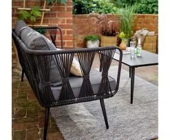 Bloomingville Pavone Loungesoffa Svart 174cm