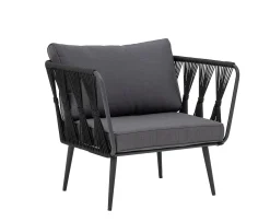 Bloomingville Pavone Loungestol Svart