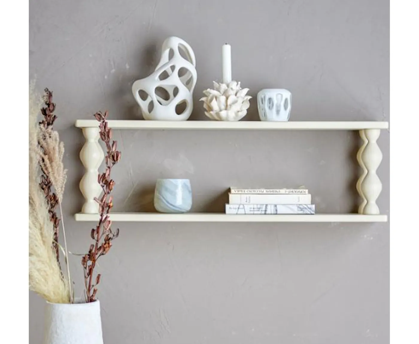 Bloomingville Salino Vägghylla White 80x26